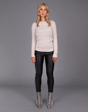 Load image into Gallery viewer, STORM JACQUARD SWEATER CHALK SLIM FLIT
