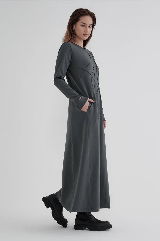 ワンピース ikumi traival smoke dress IKUMI / TRIBAL SMOKE DRESS