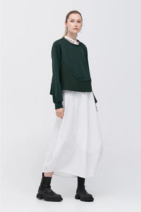 TAYLOR WAVE SKIRT IVORY