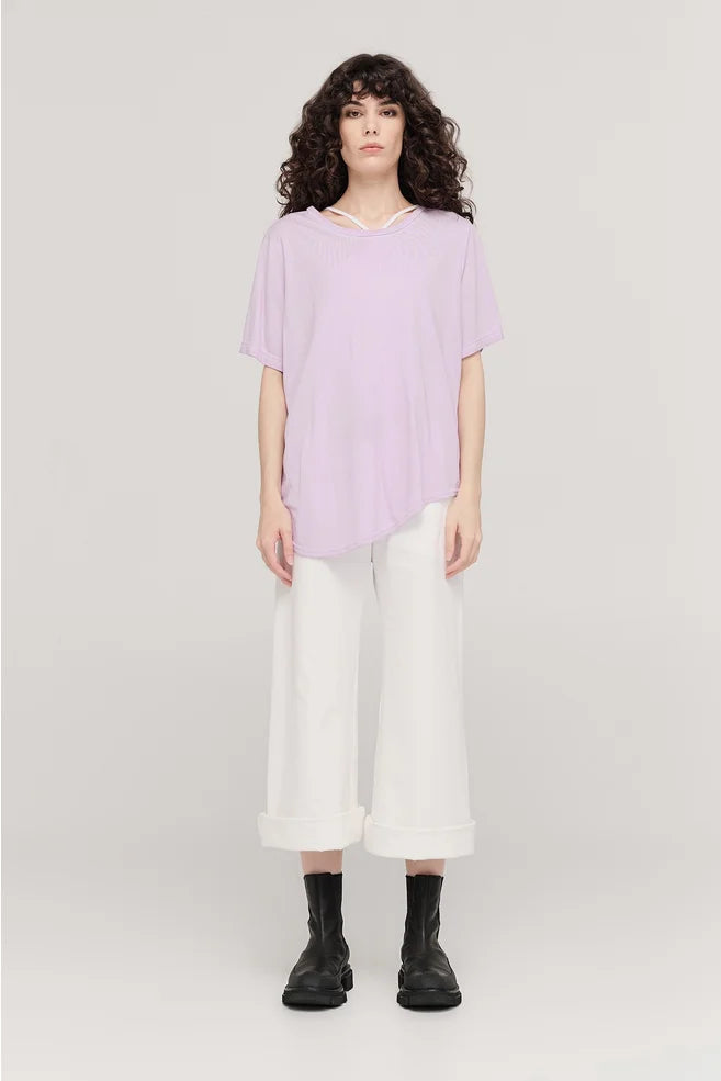 TAYLOR CAMBER TEE QUARTZ