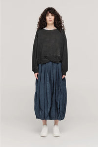 TAYLOR SCOPE SKIRT DIFFUSED MIDNIGHT