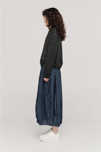 TAYLOR SCOPE SKIRT DIFFUSED MIDNIGHT