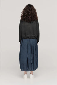 TAYLOR SCOPE SKIRT DIFFUSED MIDNIGHT