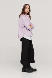 TAYLOR DIVIDED BRINK SWEATER QUARTZ