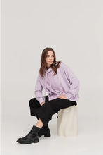 Load image into Gallery viewer, TAYLOR DIVIDED BRINK SWEATER QUARTZ
