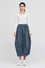 Load image into Gallery viewer, TAYLOR DIFFERENCE SKIRT DIFFUSED INDIGO
