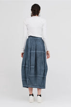 Load image into Gallery viewer, TAYLOR DIFFERENCE SKIRT DIFFUSED INDIGO
