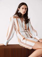 Load image into Gallery viewer, ESMAEE SKYLINE DRESS SKY STRIPE
