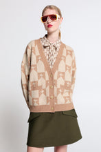 Load image into Gallery viewer, KAREN WALKER MONOGRAM CHUNKY CARDIGAN
