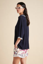 Load image into Gallery viewer, KAREN WALKER RELAX KNIT POLO NAVY
