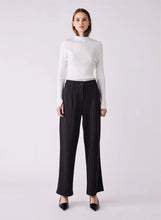 Load image into Gallery viewer, ESMAEE STUDIO TAILORED PANTS BLACK PINSTRIPE
