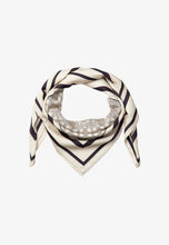 Load image into Gallery viewer, SECOND FEMALE MONOGRAM SCARF WHITECAP GRAY
