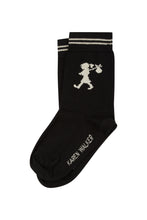 Load image into Gallery viewer, KAREN WALKER RUNAWAY SOCK BLACK/CREAM
