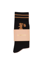 Load image into Gallery viewer, KAREN WALKER RUNAWAY GIRL SOCKS 2 PACK BLACK/PINK
