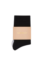 Load image into Gallery viewer, KAREN WALKER RUNAWAY EMBROIDERED SOCKS 2PACK BLACK/WHITE
