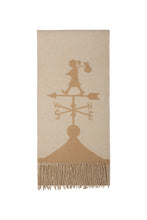 Load image into Gallery viewer, KAREN WALKER WEATHER SHOP JACQUARD SCARF CREAM/TAN
