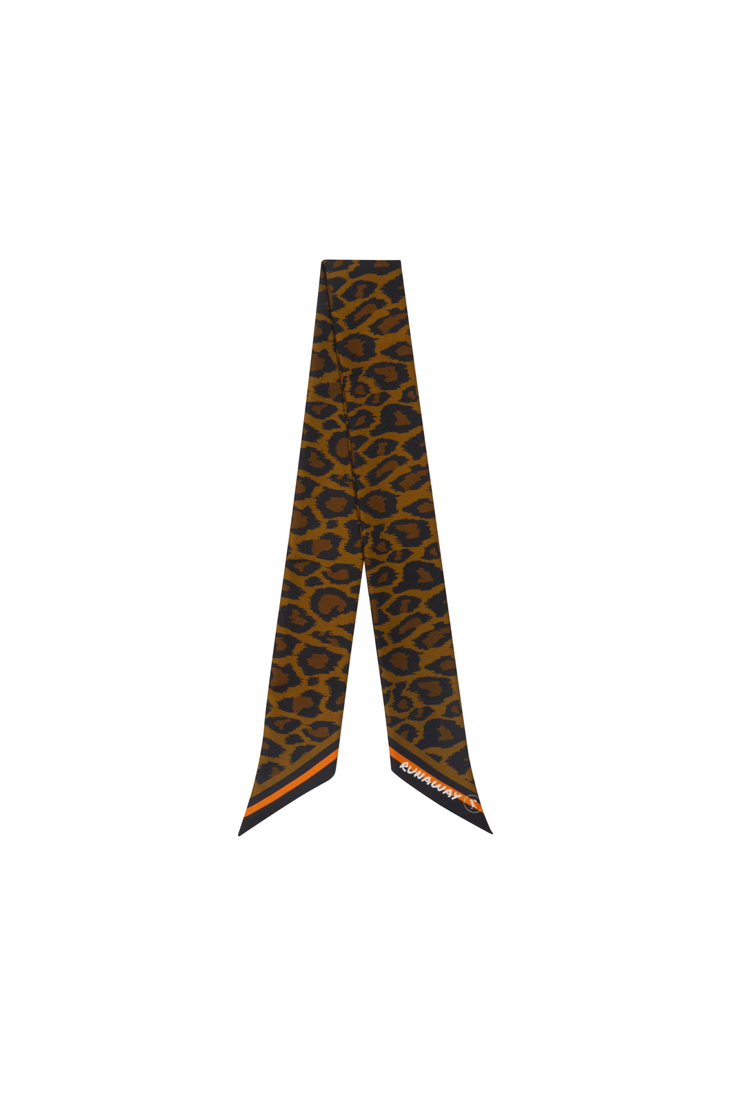 KAREN WALKER LEOPARD SILK TWILLY TAN