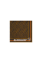 Load image into Gallery viewer, KAREN WALKER LEOPARD CLASSIC SILK SCARF TAN
