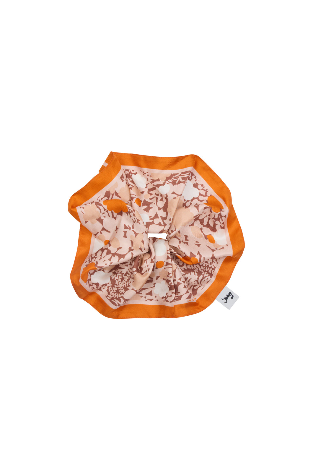 KAREN WALKER XL SILK SCRUNCHIE PINK