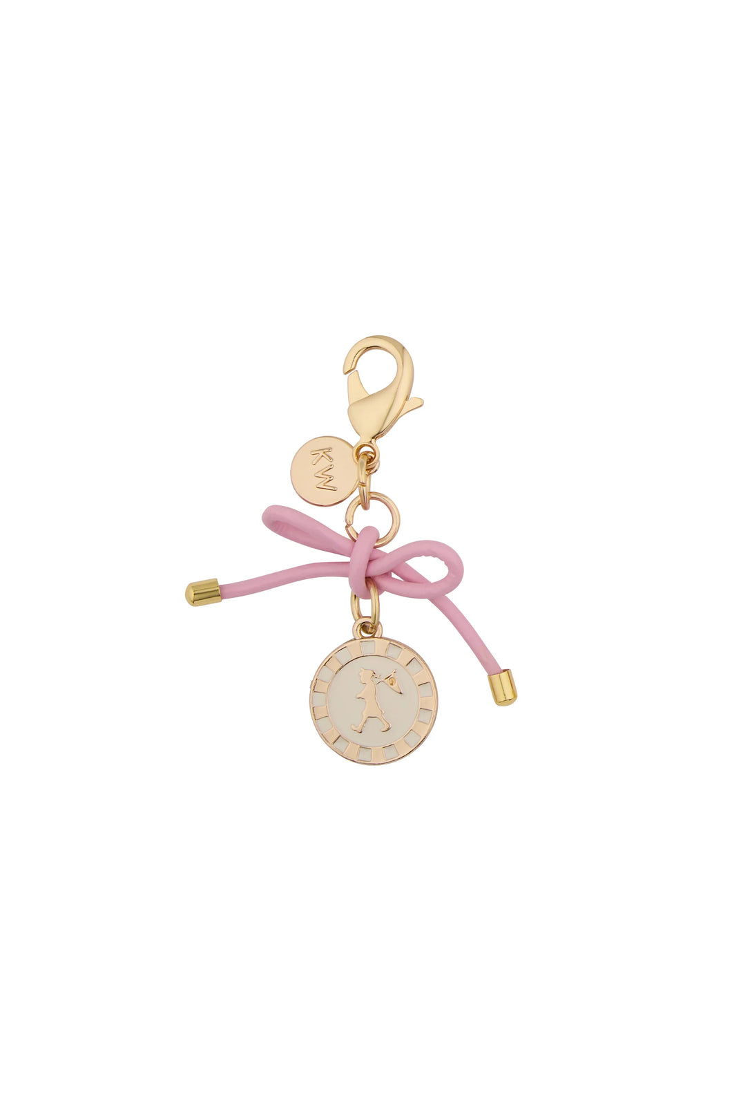 KAREN WALKER SAILOR GIRL CHARM GOLD/CREAM