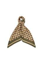 Load image into Gallery viewer, KAREN WALKER MONOGRAM LARGE CHECK CLASSIC SCARF TAN MULTI
