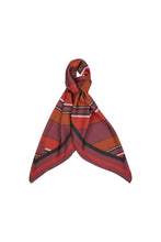 Load image into Gallery viewer, KAREN WALKER STRIPE CLASSIC SCARF PLUM
