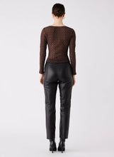 Load image into Gallery viewer, ESMAEE EXILE LACE TOP CAROB
