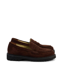 Load image into Gallery viewer, KATHRYN WILSON NOVA LOAFER CHOCOLATE SUEDE
