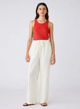 Load image into Gallery viewer, ESMAEE BRONTE LINEN TANK POPPY
