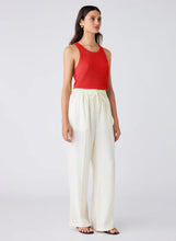 Load image into Gallery viewer, ESMAEE BRONTE LINEN TANK POPPY
