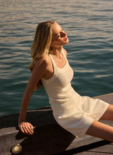 Load image into Gallery viewer, ESMAEE SUNDECK KNIT TANK CHALK
