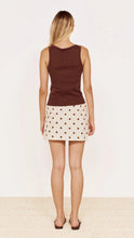 Load image into Gallery viewer, MINK PINK BRONTE POINTELLE KNIT TANK CHOCOLATE
