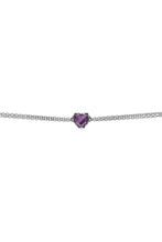 Load image into Gallery viewer, STOLEN GIRLFRIENDS CLUB SILVER LOVE CLAW BRACELET AMETHYST
