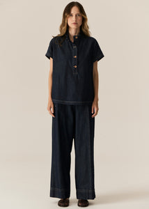 POL CARSEN SHIRT DARK WASH