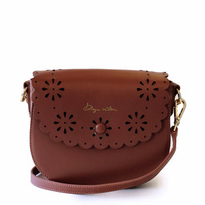 KATHRYN WILSON BONNIE BAG WALNUT CALF