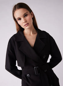 ESMAEE AVENUE TRENCHCOAT BLACK