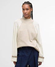 Load image into Gallery viewer, BARBOUR WREN KNITTED JUMPER OAT MULTI
