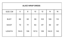 Load image into Gallery viewer, TUESDAY ALICE WRAP DRESS CLOUD FLORAL
