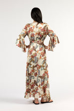 Load image into Gallery viewer, TUESDAY ALICE WRAP DRESS CLOUD FLORAL

