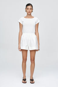 MARLE ALISA SHORT BLANC