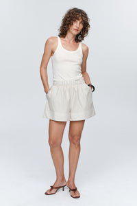 MARLE ALISA SHORT GREY STRIPE