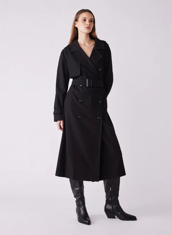 ESMAEE AVENUE TRENCHCOAT BLACK