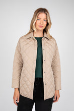 Load image into Gallery viewer, MARLOW ASPEN QUILTED SHACKET NATURAL
