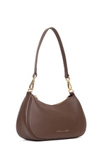 Load image into Gallery viewer, COMING TOMORROW | AMONG THE BRAVE ADORE DARK CHOCOLATE  LEATHER DOUBLE STRAP SMALL SHOULDERL BAG
