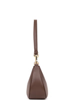 Load image into Gallery viewer, COMING TOMORROW | AMONG THE BRAVE ADORE DARK CHOCOLATE  LEATHER DOUBLE STRAP SMALL SHOULDERL BAG
