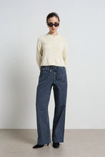 Load image into Gallery viewer, DRICOPER ALORA STRIPE DENIM LOOSE PANTS
