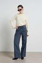 Load image into Gallery viewer, DRICOPER ALORA STRIPE DENIM LOOSE PANTS
