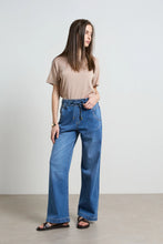 Load image into Gallery viewer, DRICOPER ALORA RODEO BLUE LOOSE PANTS
