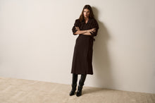 Load image into Gallery viewer, ESMAEE METRO TRENCH COAT CHOCOLATE
