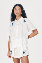 Load image into Gallery viewer, ROWIE ARIES LINEN SHIRT BONE
